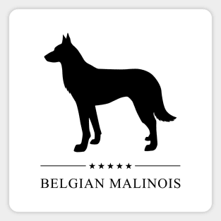 Belgian Malinois Black Silhouette Magnet